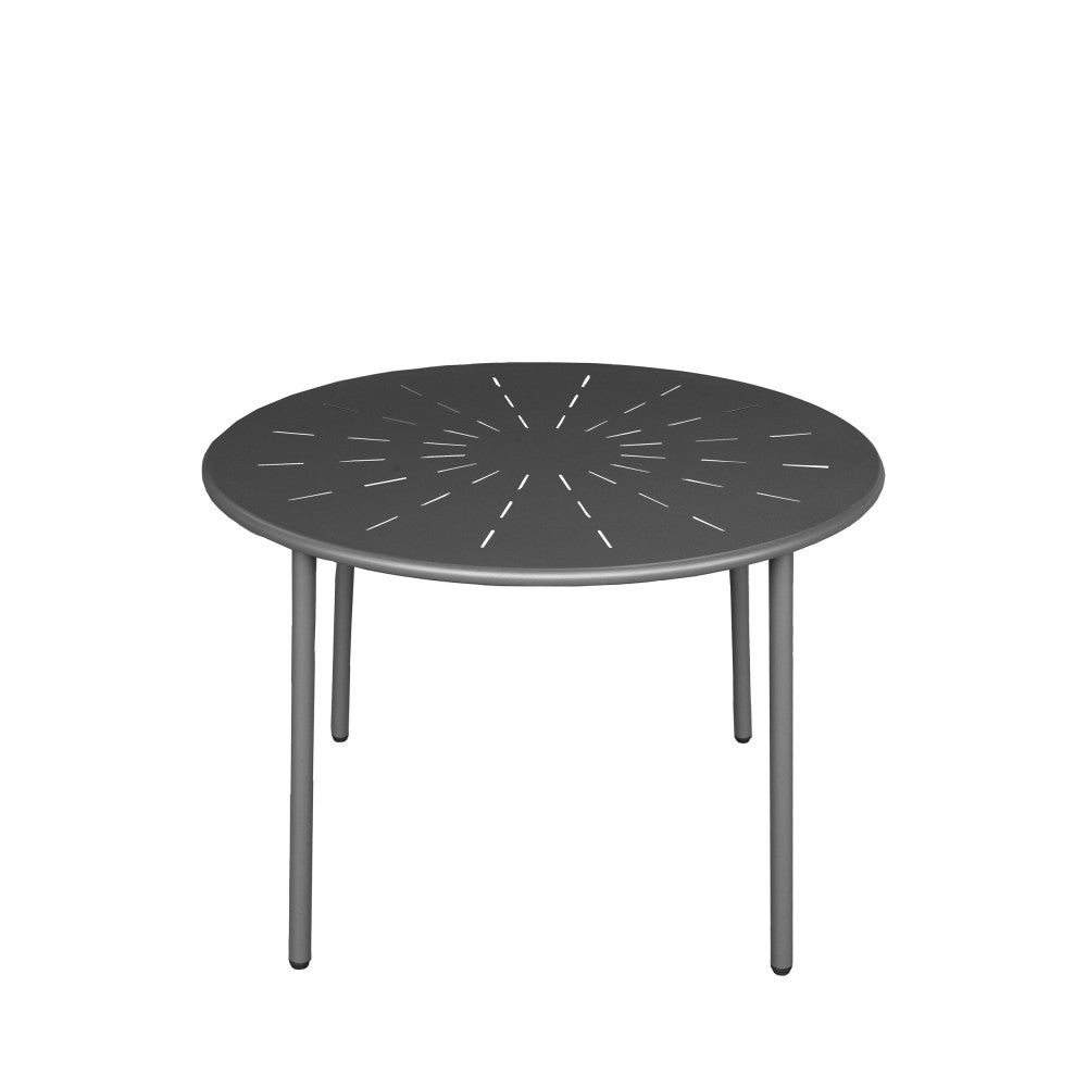 zola-mesa-de-comedor-de-jardin-redonda-para-4-personas-de-metal__Gris oscuro