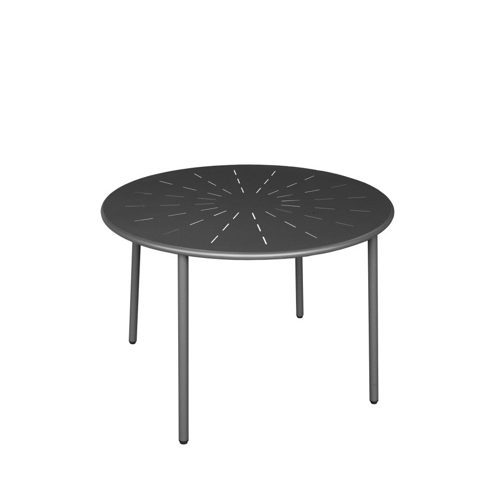 zola-mesa-de-comedor-de-jardin-redonda-para-4-personas-de-metal__Gris oscuro