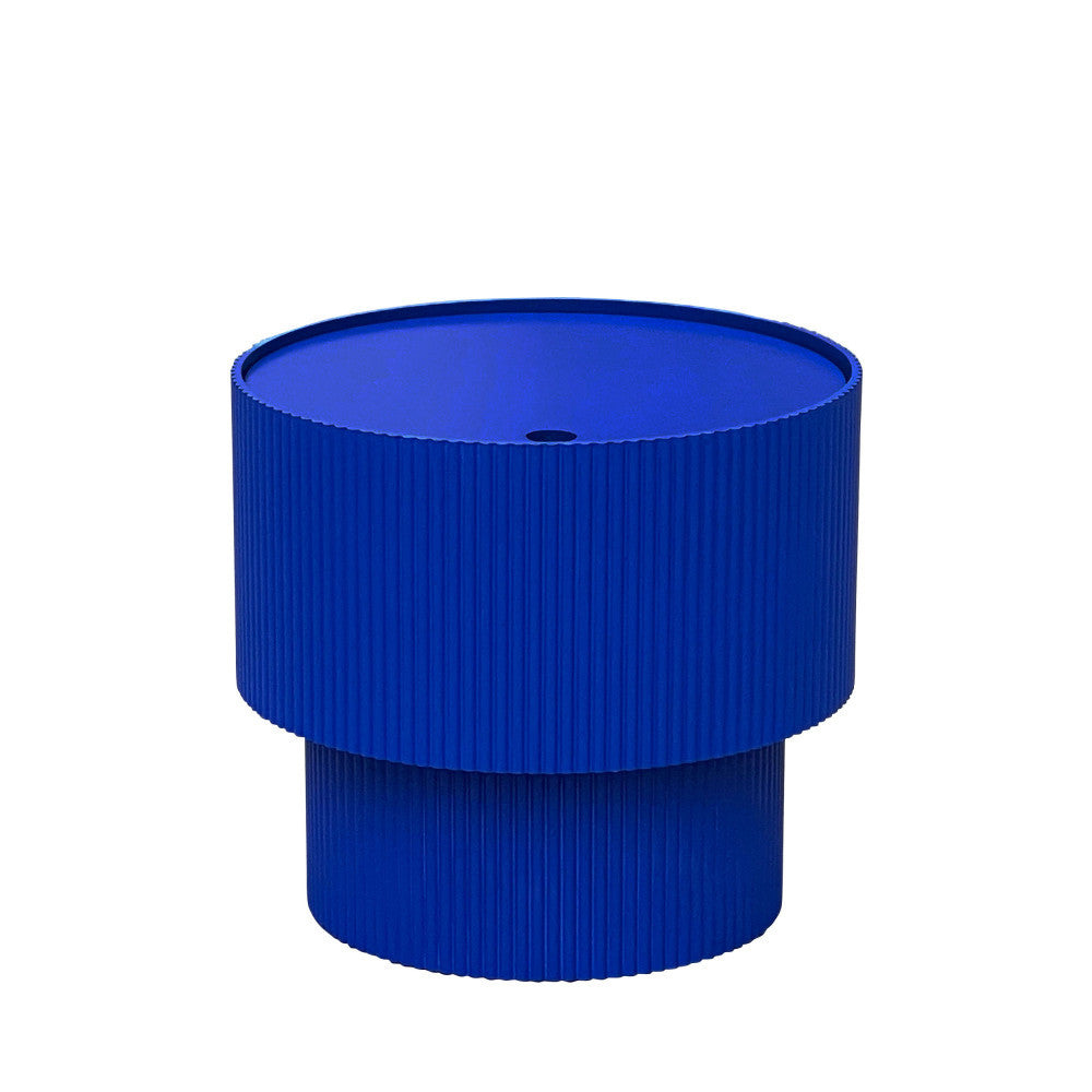 sand-ii-mesa-auxiliar-con-almacenamiento-en-madera-o38-5cm__Azul electrico