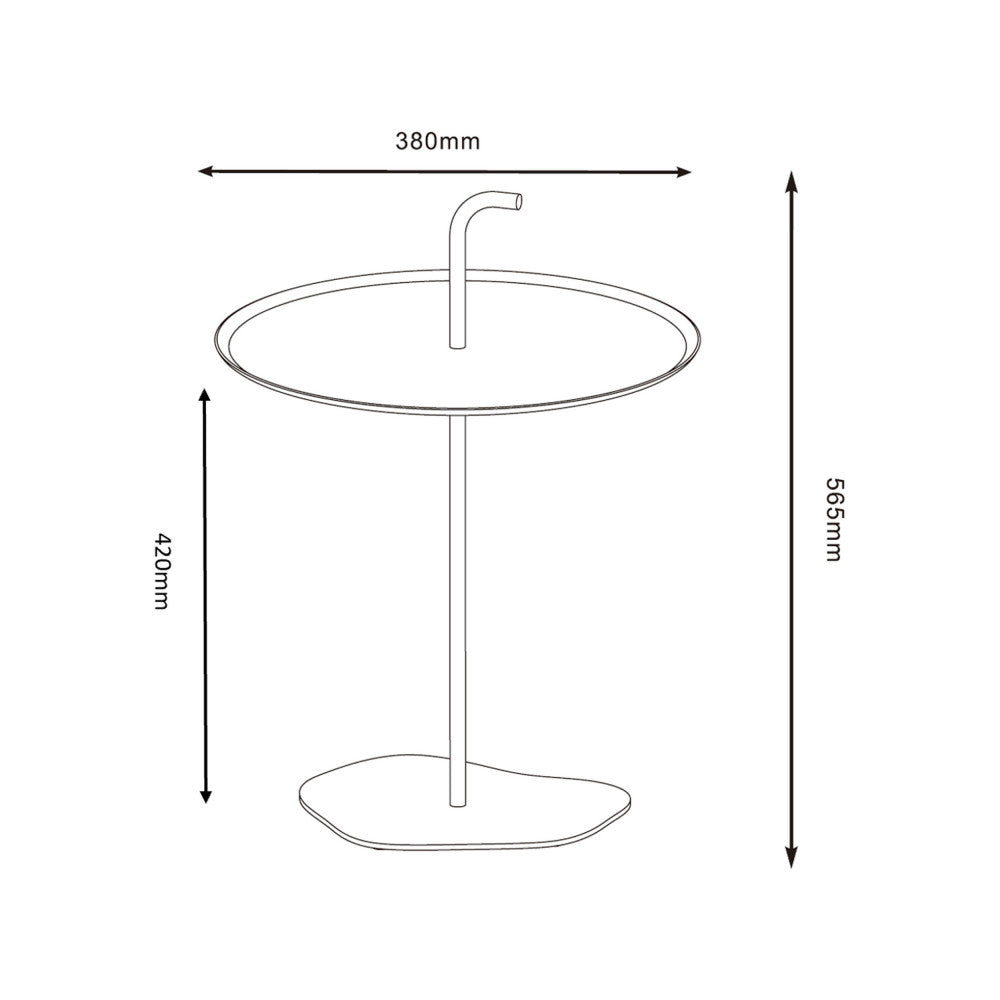 sivo-mesa-auxiliar-redonda-de-metal-para-interior-exterior-o38cm__Verde