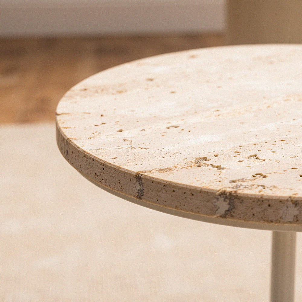 rito-mesa-auxiliar-de-metal-y-travertino-o35cm__Beige