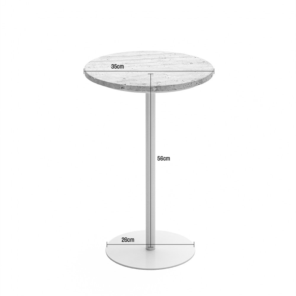 rito-mesa-auxiliar-de-metal-y-travertino-o35cm__Beige