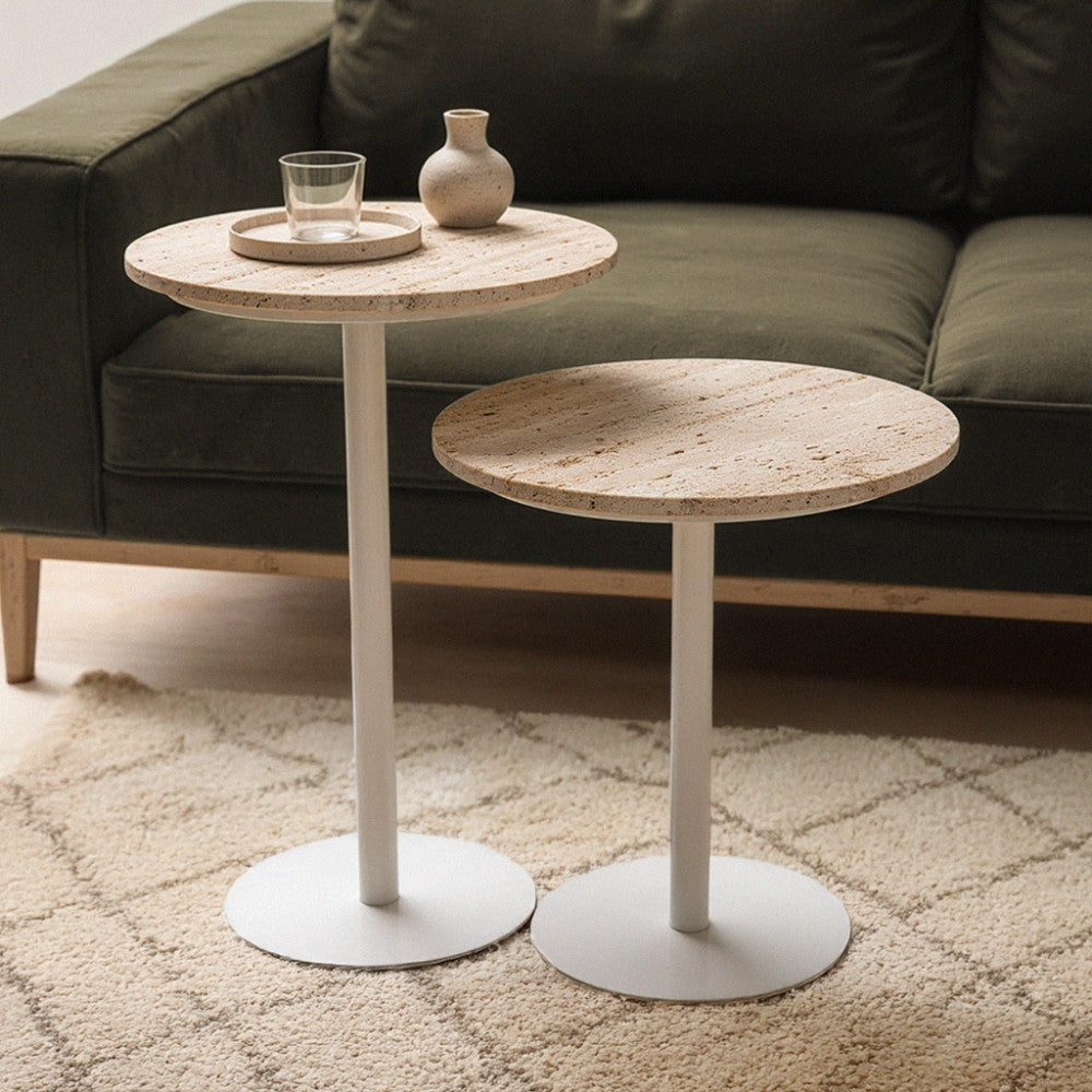 rito-mesa-auxiliar-de-metal-y-travertino-o35cm__Beige