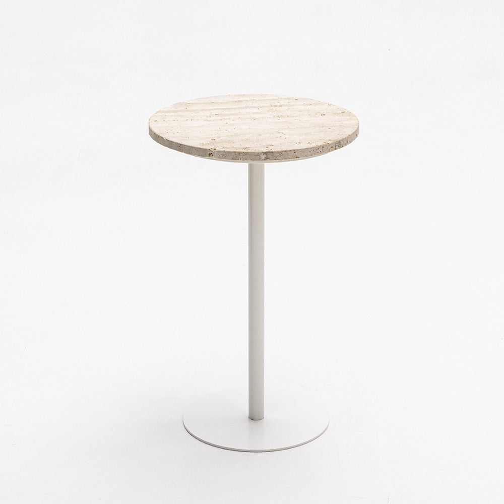 rito-mesa-auxiliar-de-metal-y-travertino-o35cm__Beige