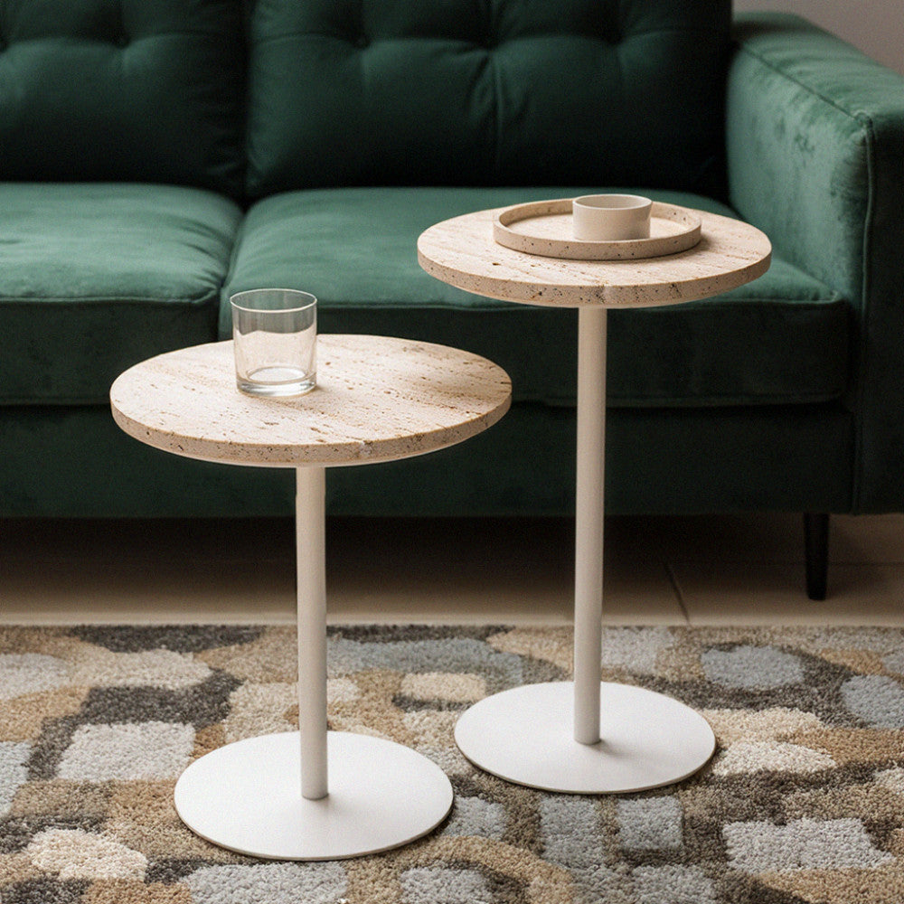 rito-mesa-auxiliar-de-metal-y-travertino-o40cm__Beige