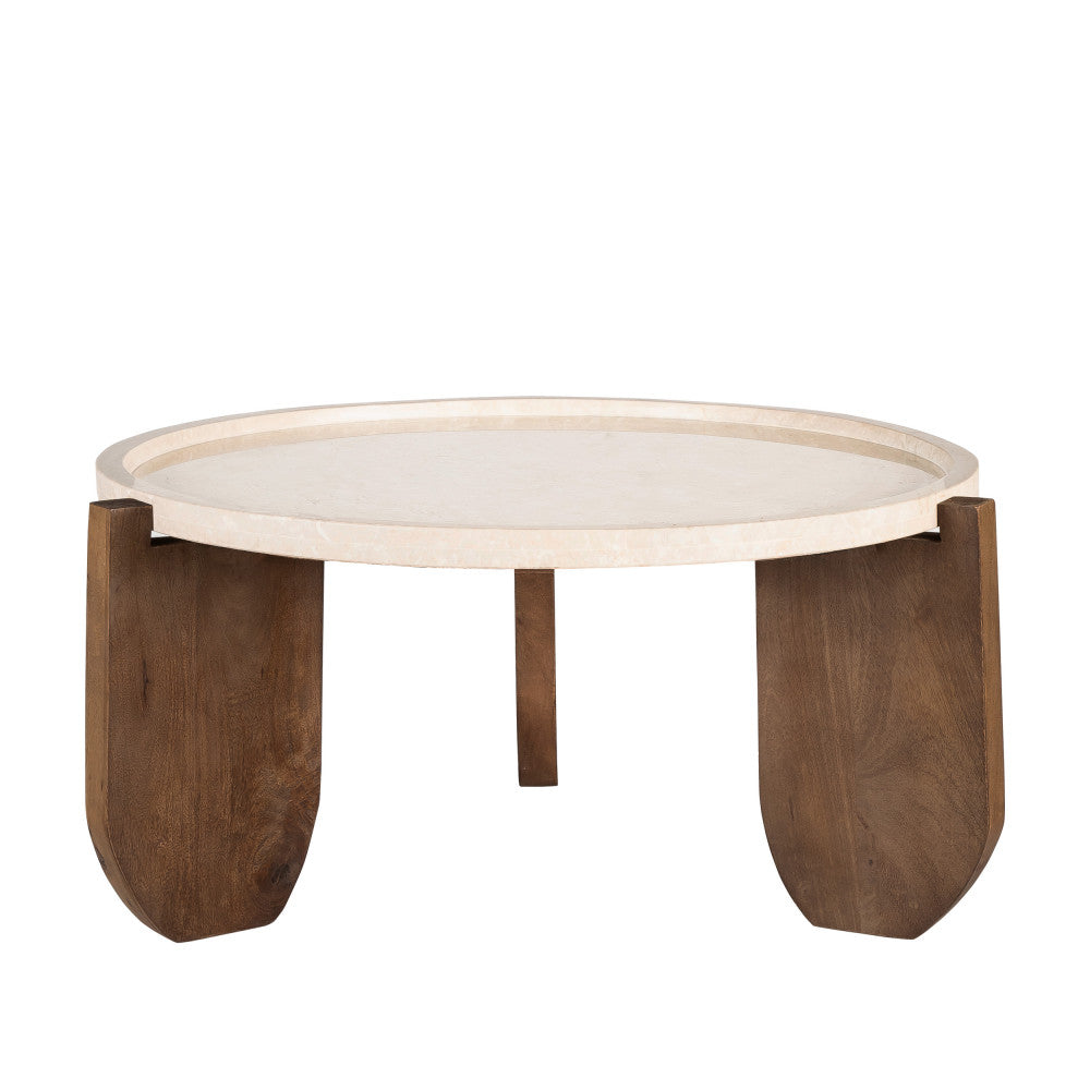 nador-mesa-baja-de-marmol-y-madera-maciza-o80cm__Marfil blanco