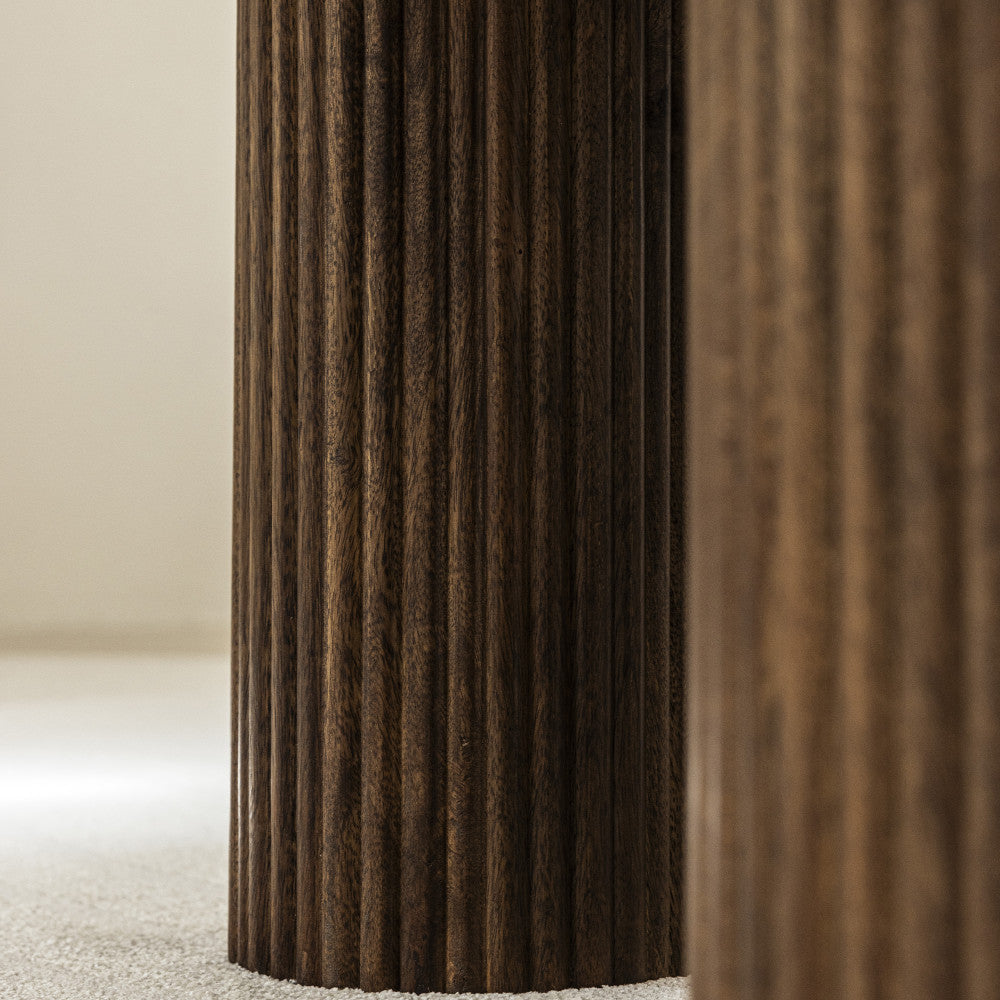 sula-mesa-baja-de-marmol-y-madera-maciza-o80cm__Marfil blanco