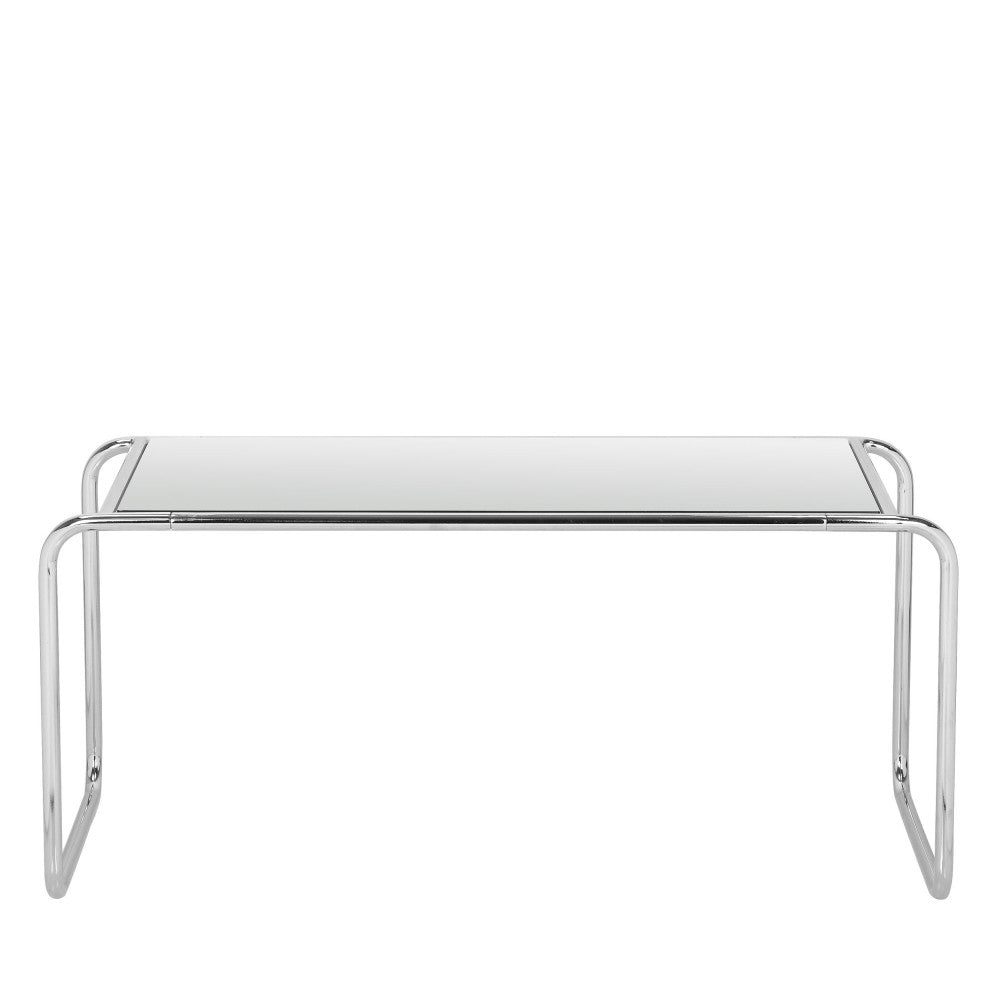 rika-mesa-de-centro-con-espejo-y-patas-de-cromo-l80cm__Transparente Imagen