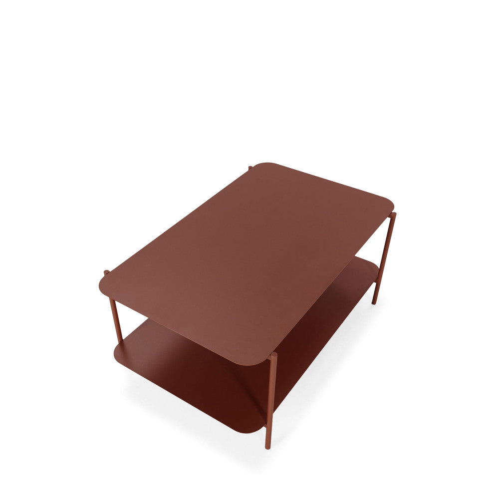 judith-mesa-de-centro-rectangular-de-metal-con-doble-bandeja__Marrón glaseado
