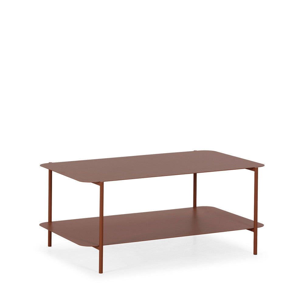 judith-mesa-de-centro-rectangular-de-metal-con-doble-bandeja__Marrón glaseado