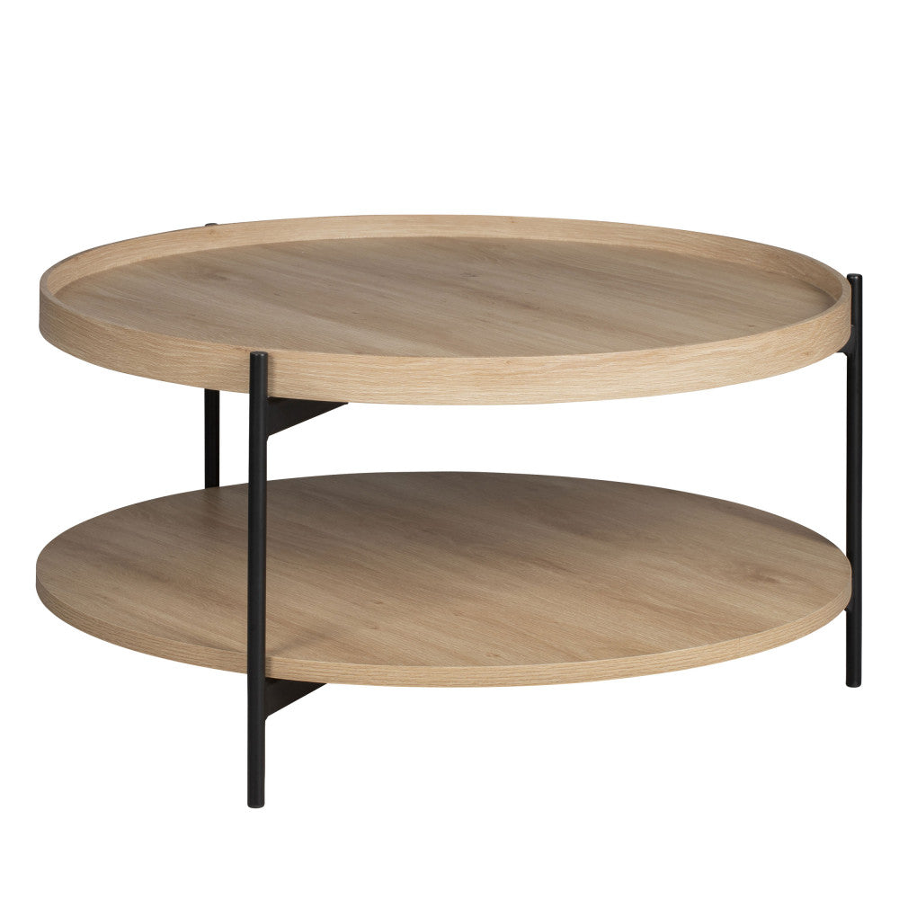korro-mesa-baja-redonda-de-madera-y-metal-o80cm__Madera clara