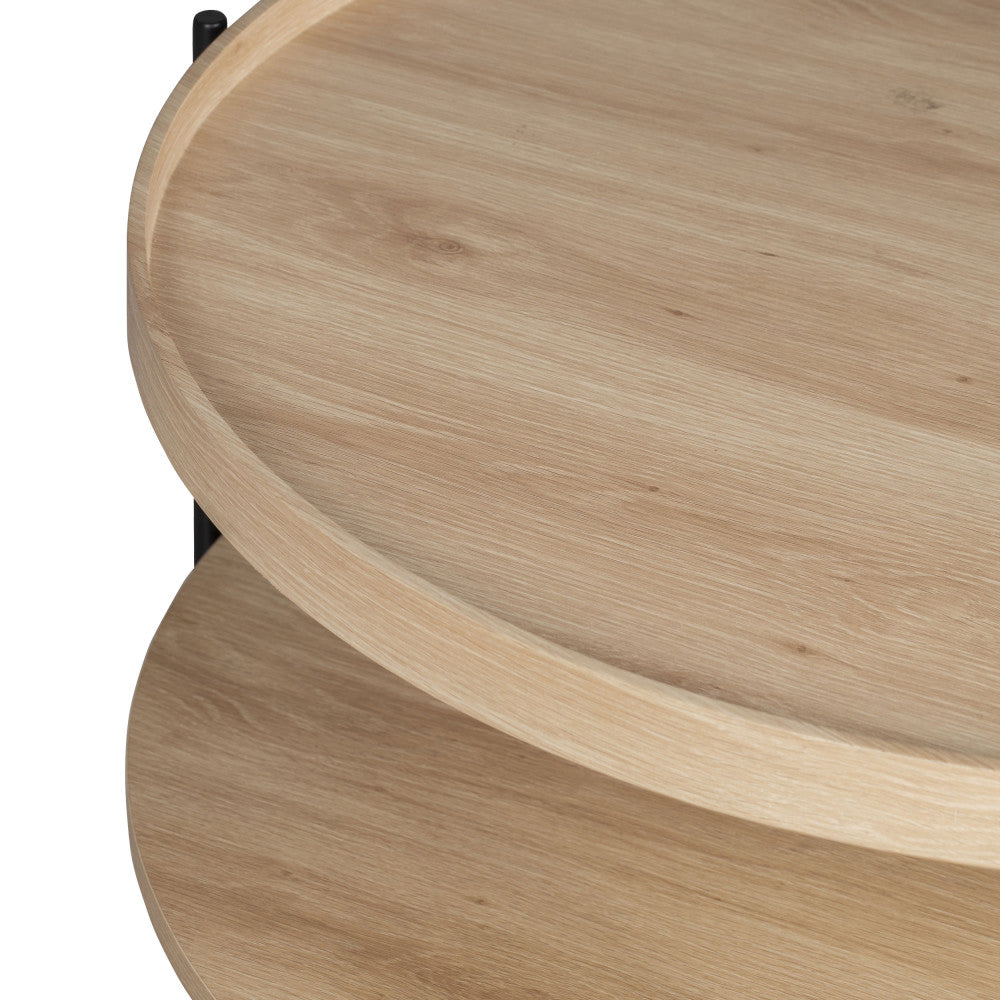 korro-mesa-baja-redonda-de-madera-y-metal-o80cm__Madera clara