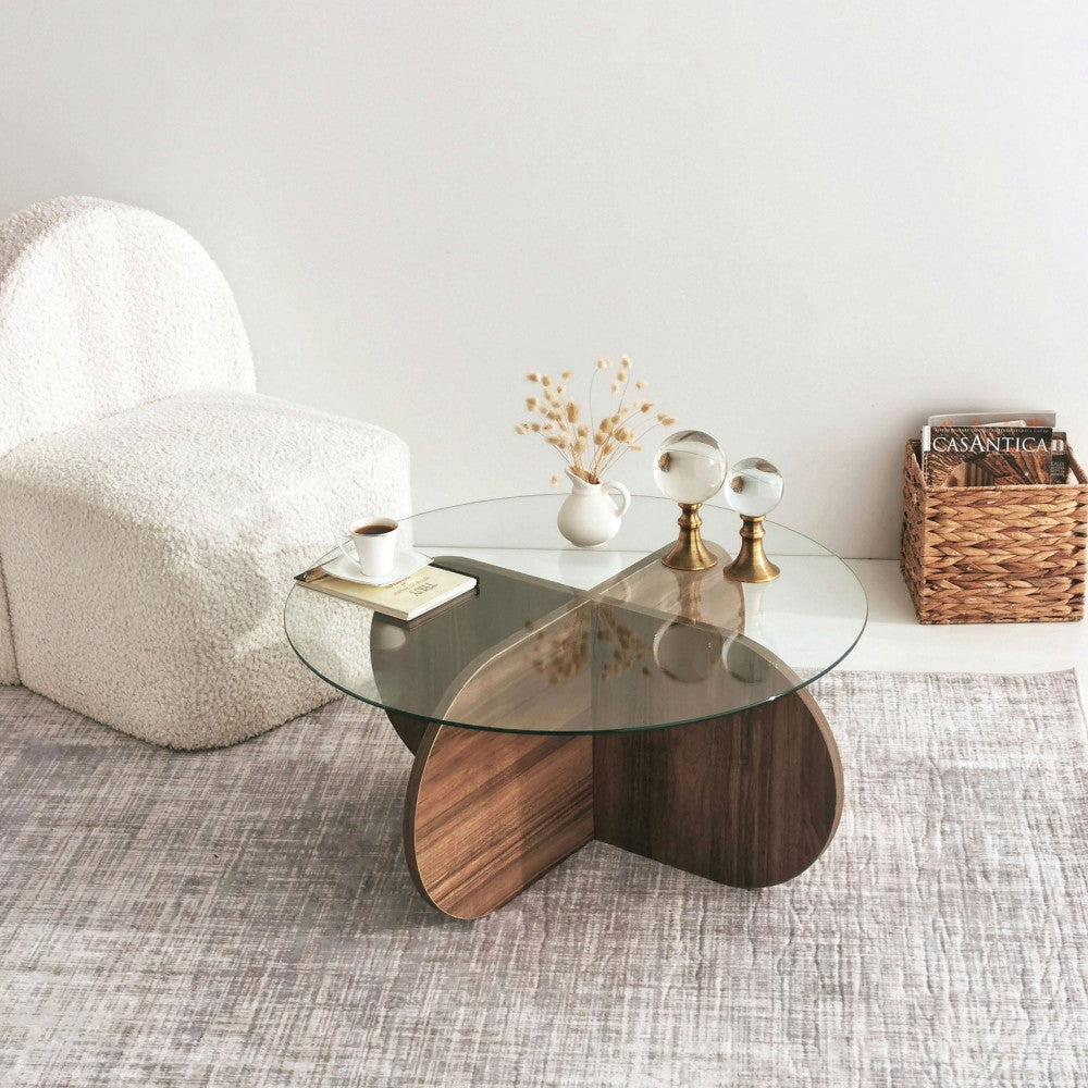 bully-mesa-de-centro-redonda-de-vidrio-templado-y-madera-o75cm__Madera oscura