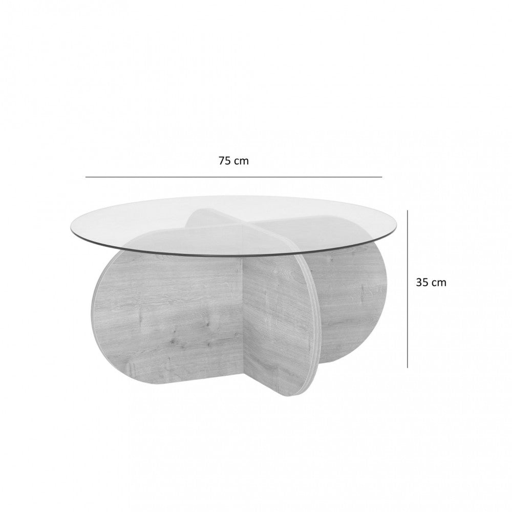 bully-mesa-de-centro-redonda-de-vidrio-templado-y-madera-o75cm__Madera clara