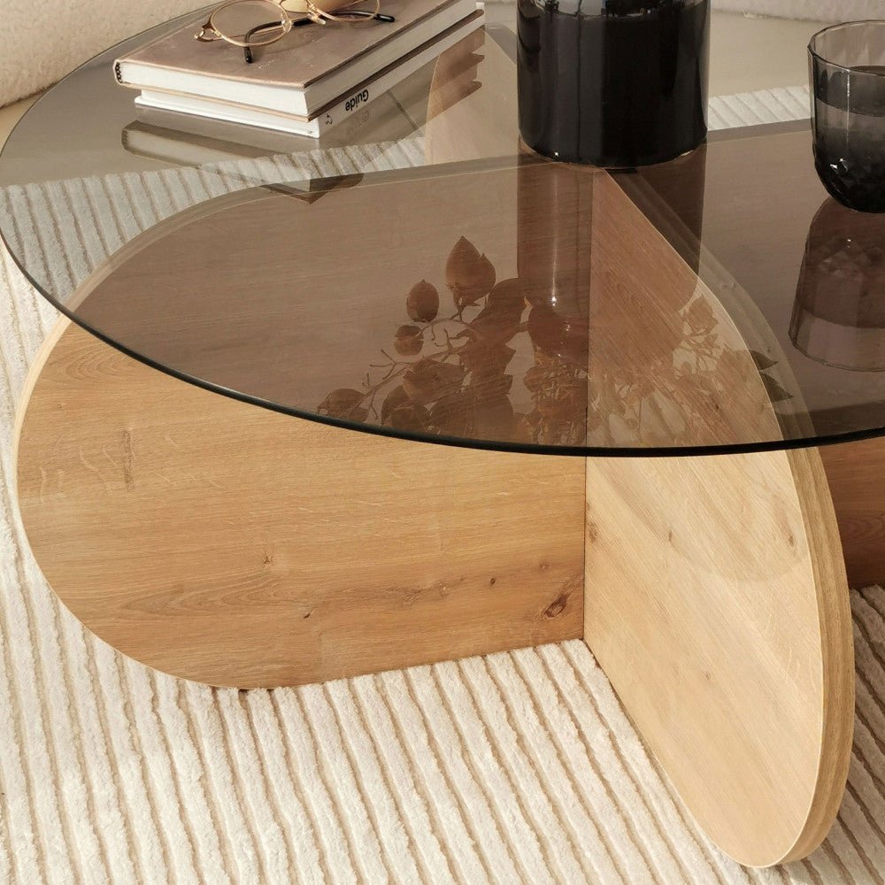bully-mesa-de-centro-redonda-de-cristal-templado-y-madera-o75cm__Madera clara