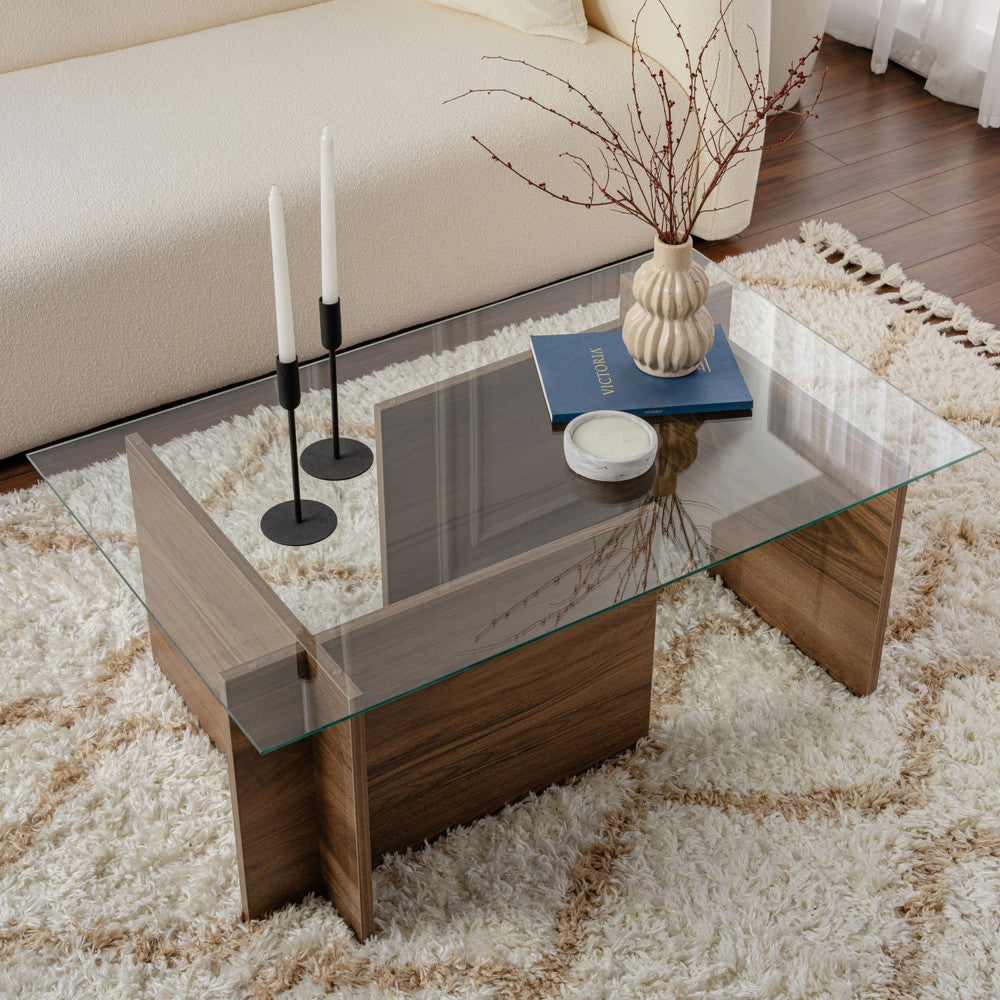 cubix-ii-mesita-de-centro-de-vidrio-templado-y-madera__Madera oscura