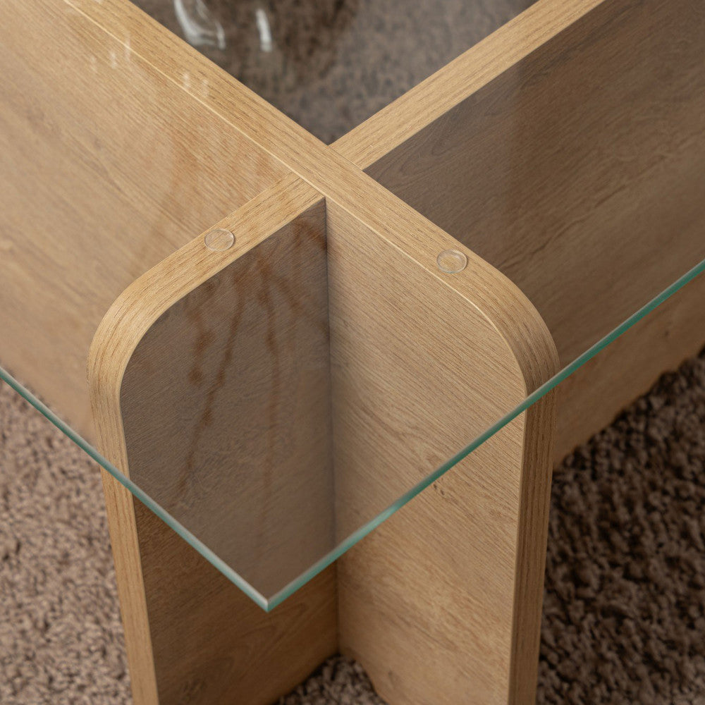 cubix-mesa-de-centro-de-cristal-templado-y-madera__Madera clara