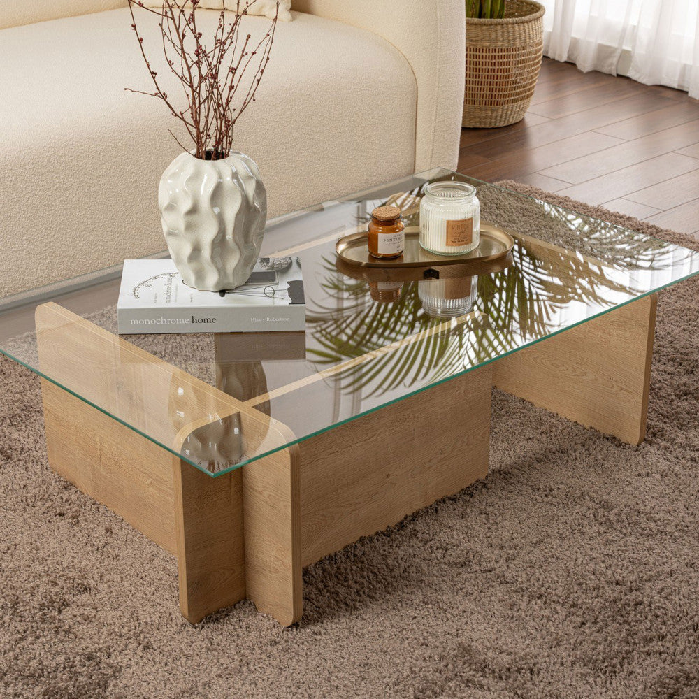 cubix-mesa-de-centro-de-cristal-templado-y-madera__Madera clara