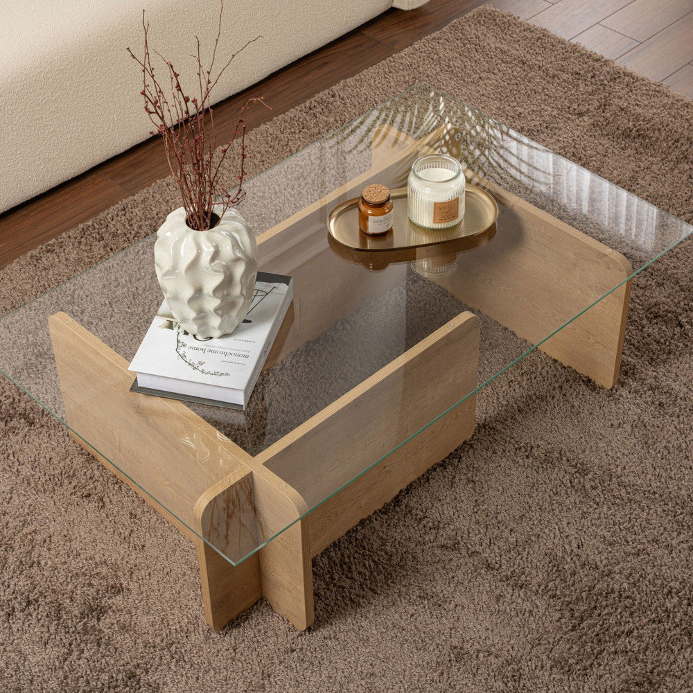 cubix-mesa-de-centro-de-cristal-templado-y-madera__Madera clara