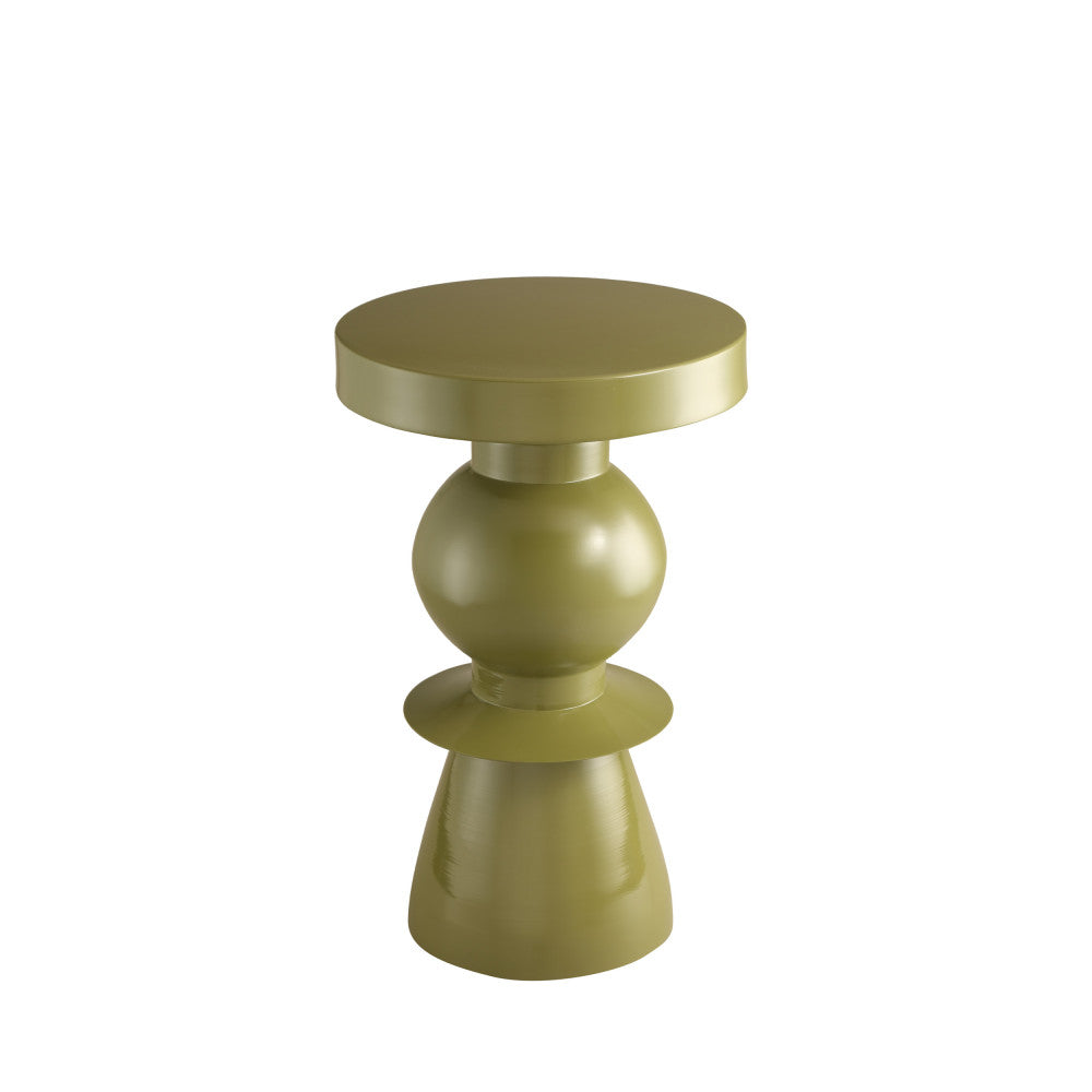 lena-mesa-auxiliar-redonda-de-aluminio-o32-5cm__Verde oliva