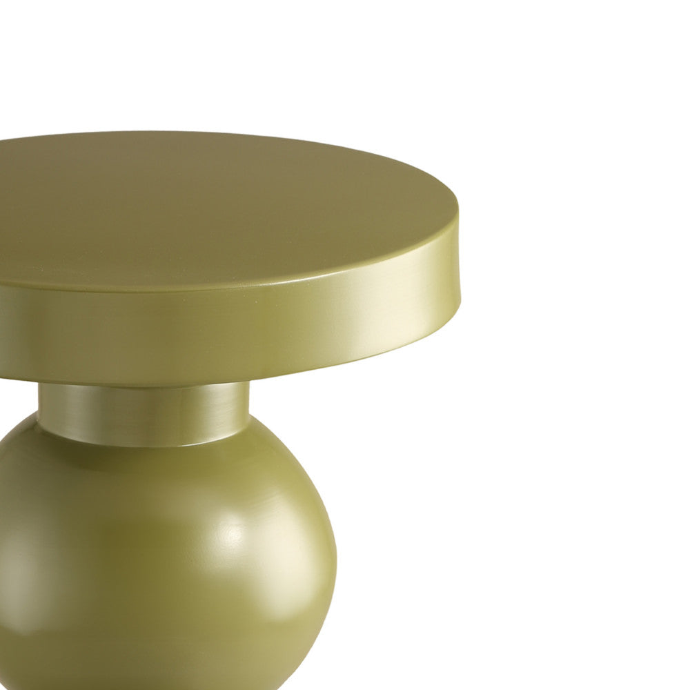 lena-mesa-auxiliar-redonda-de-aluminio-o32-5cm__Verde oliva