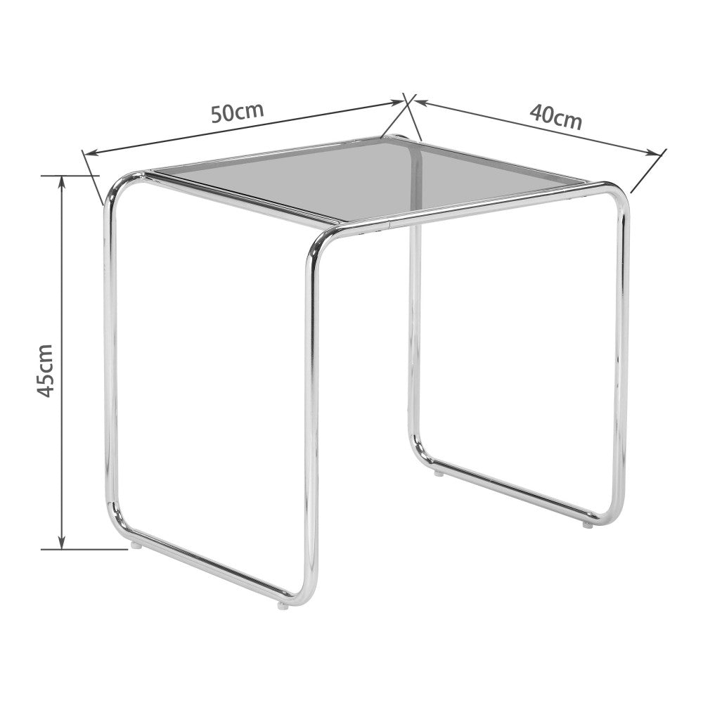 rika-mesa-auxiliar-de-cristal-con-patas-de-cromo__Vidrio ámbar