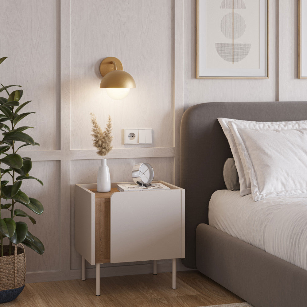 boxy-mesa-de-noche-con-1-puerta-de-madera-y-metal__Beige