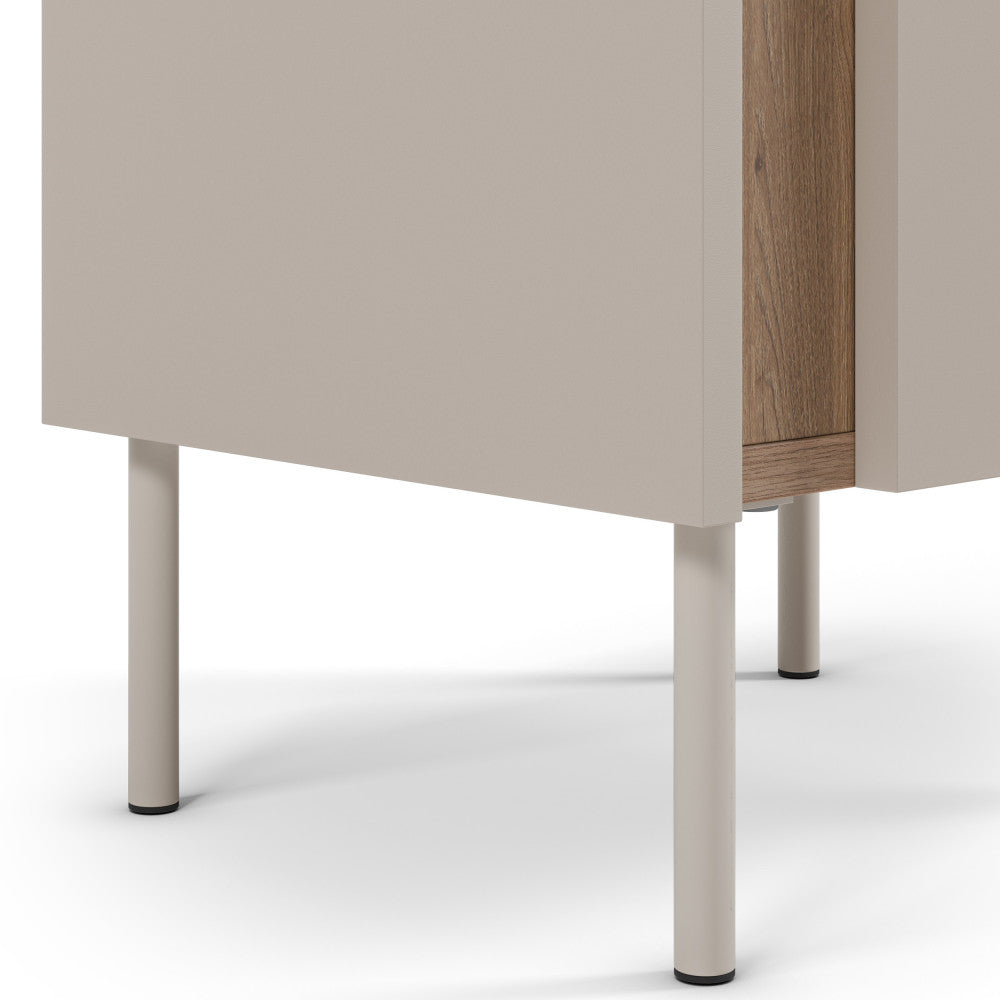 boxy-mesa-de-noche-con-1-puerta-de-madera-y-metal__Beige