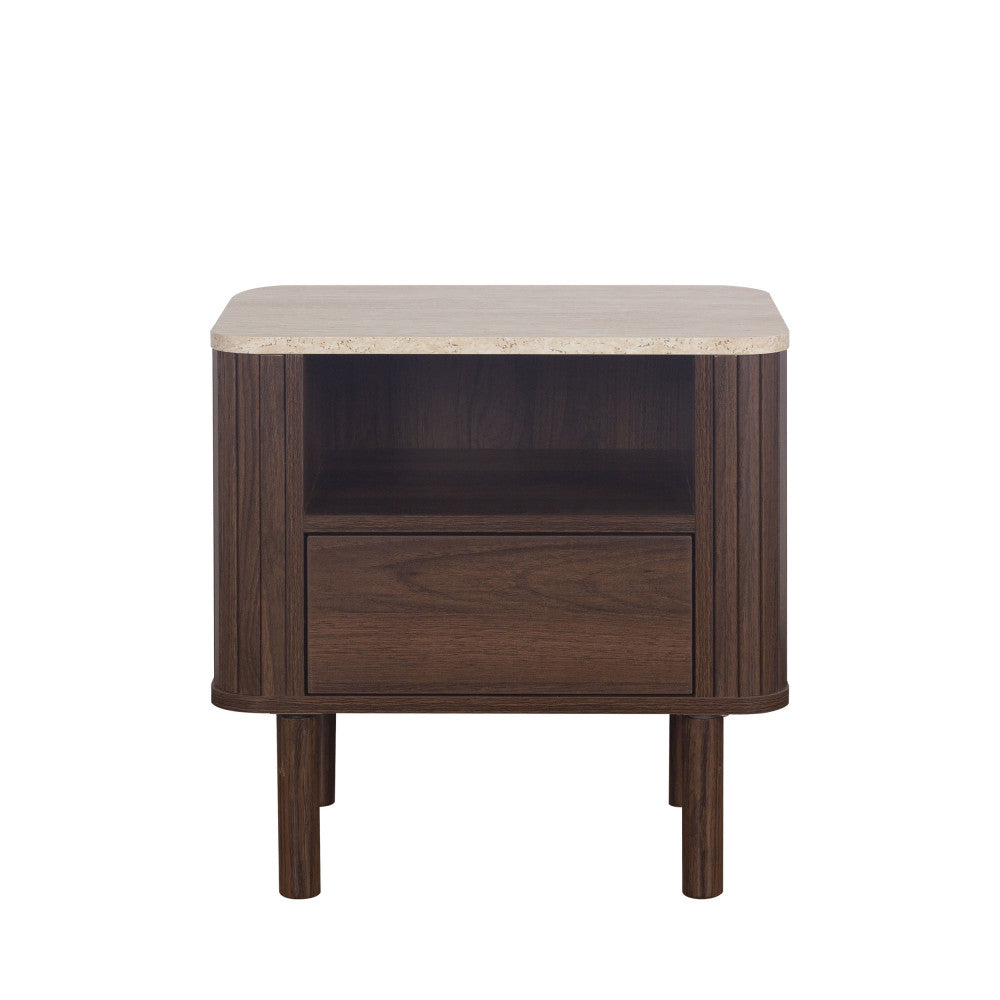 maya-mesa-de-noche-de-1-cajon-en-madera-con-efecto-travertino__Madera oscura