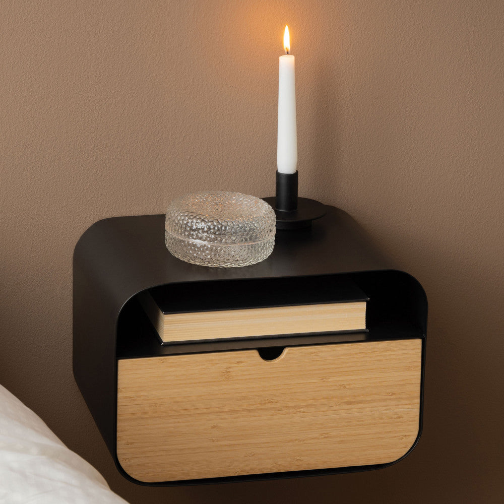 theretra-mesa-de-noche-de-pared-de-metal__Negro