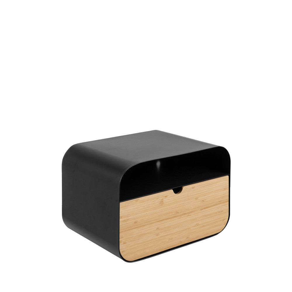 theretra-mesa-de-noche-de-pared-de-metal__Negro