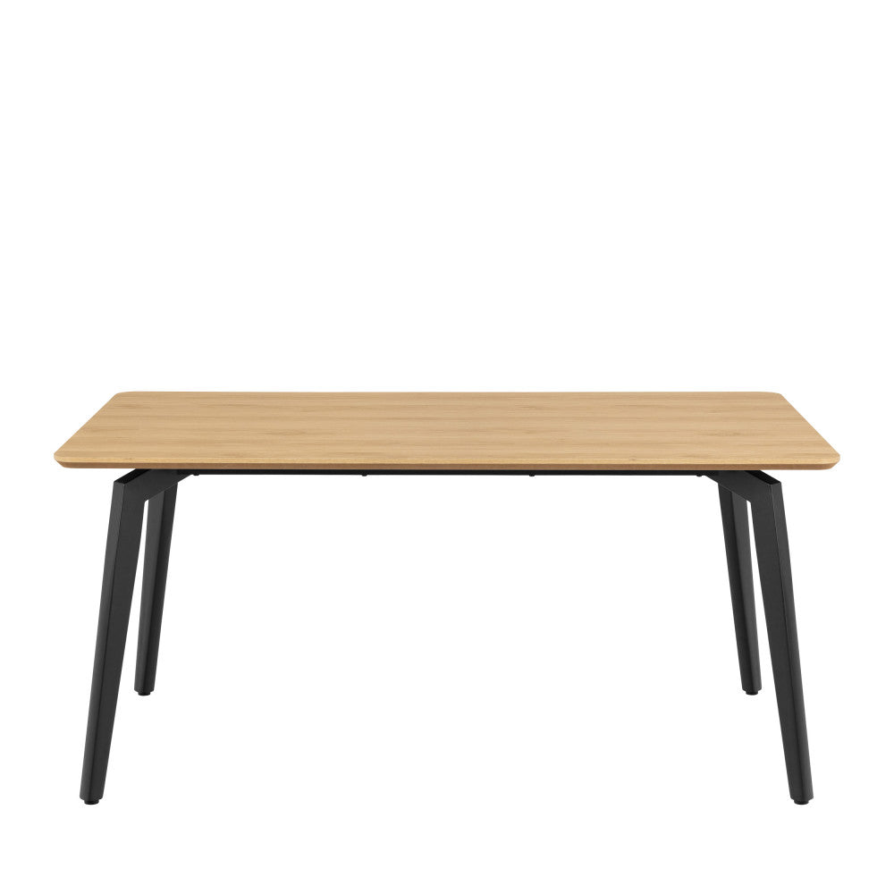 lunka-mesa-de-comedor-para-4-personas-en-madera-y-metal__Madera clara
