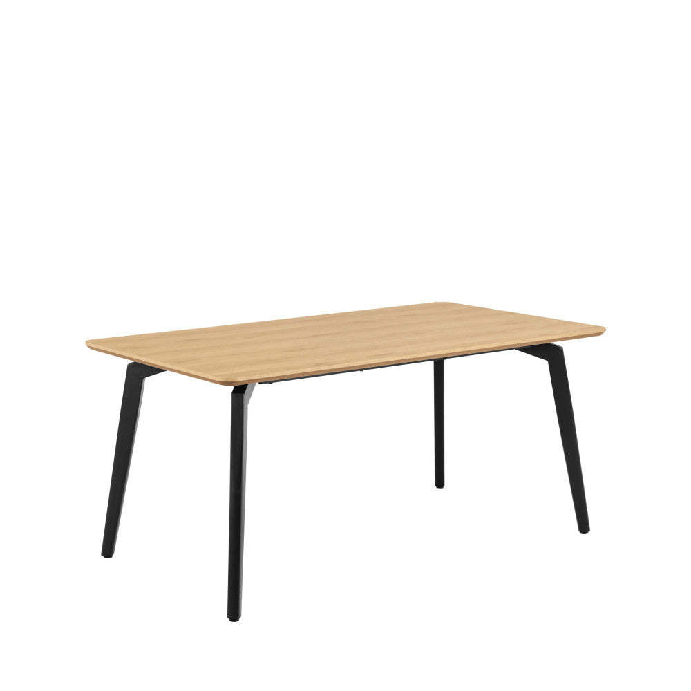 lunka-mesa-de-comedor-para-4-personas-en-madera-y-metal__Madera clara