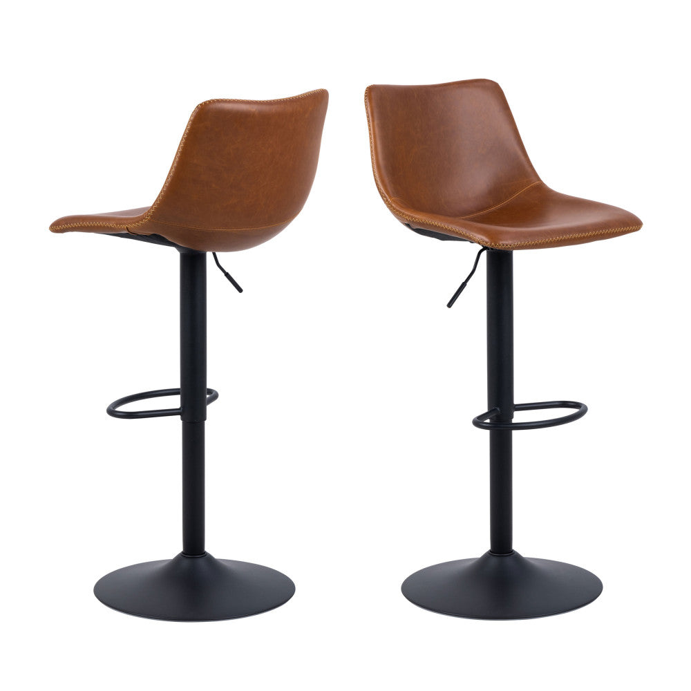 anartia-taburete-de-bar-ajustable-en-simil-cuero-y-metal-h61-83cm__Castaño