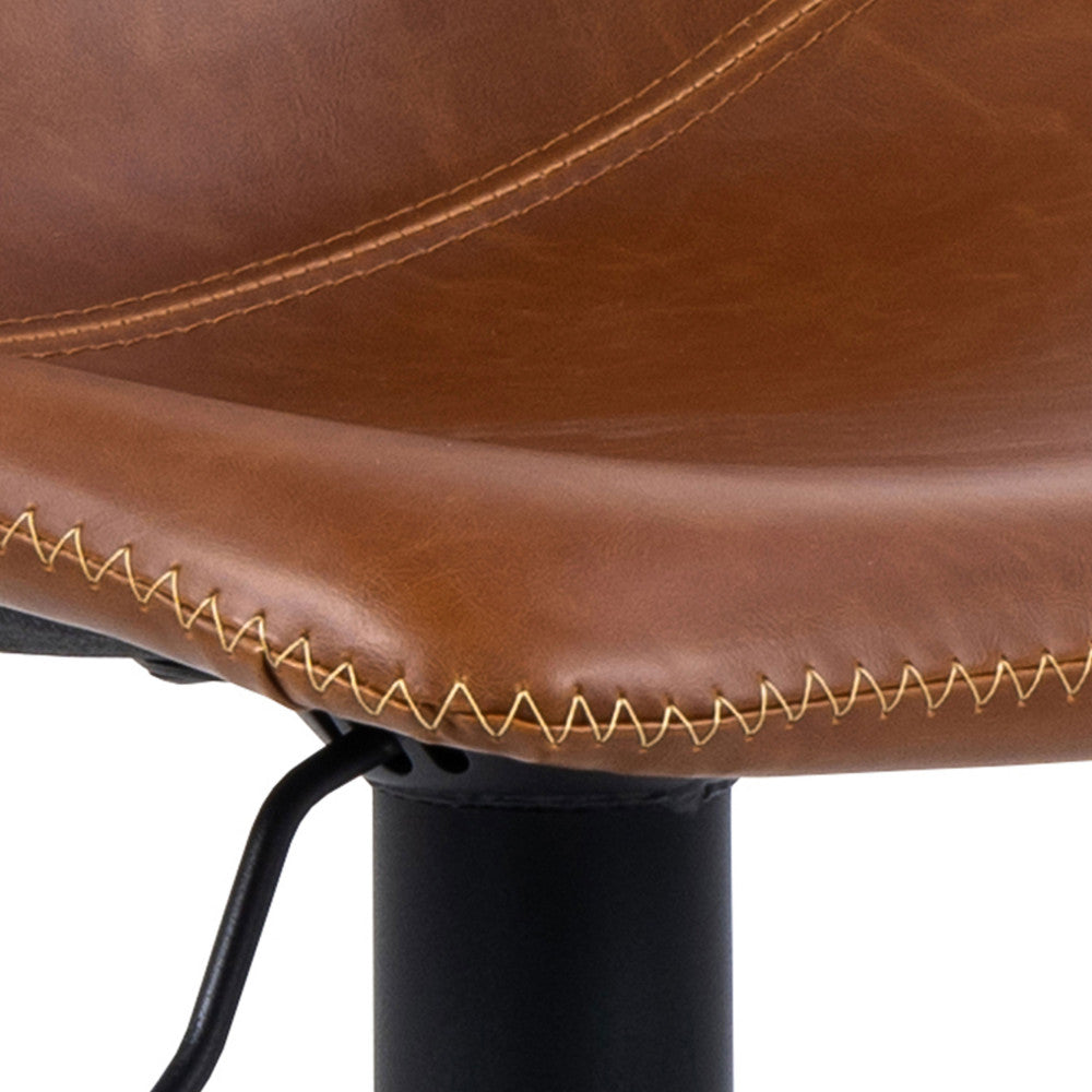 anartia-taburete-de-bar-ajustable-en-simil-cuero-y-metal-h61-83cm__Castaño