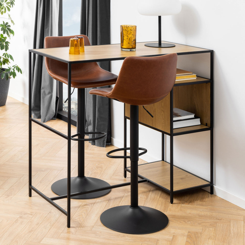 anartia-taburete-de-bar-ajustable-en-simil-cuero-y-metal-h61-83cm__Castaño