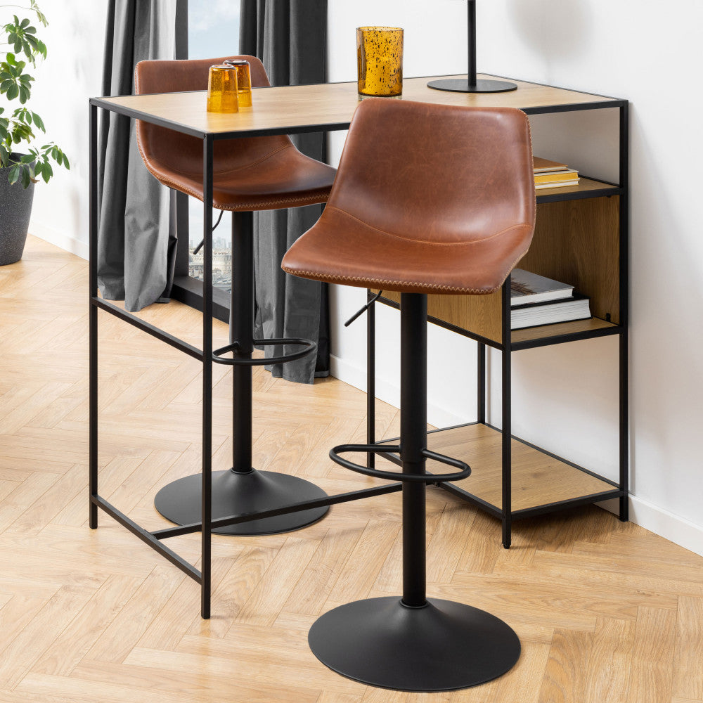 anartia-taburete-de-bar-ajustable-en-simil-cuero-y-metal-h61-83cm__Castaño