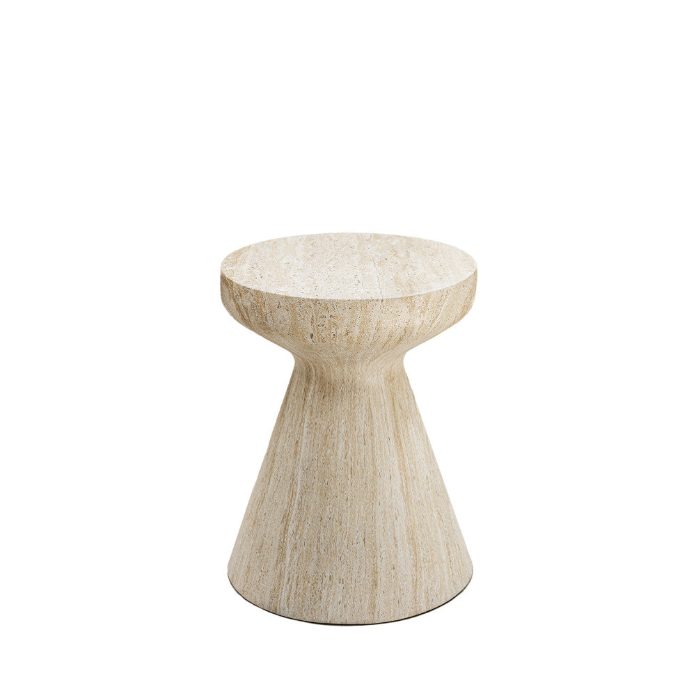 danli-taburete-efecto-travertino-h45cm__Beige Imagen