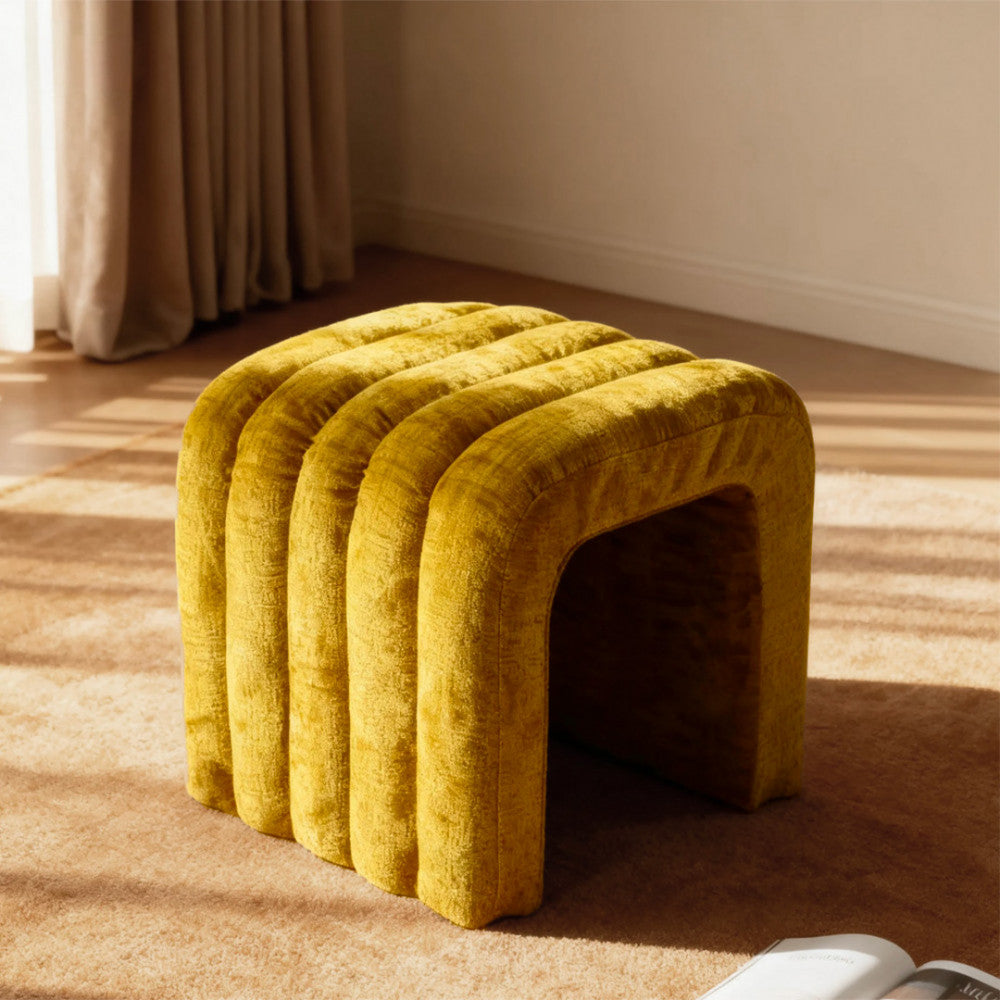 mui-taburete-acolchado-de-tela-chenilla__Amarillo mostaza