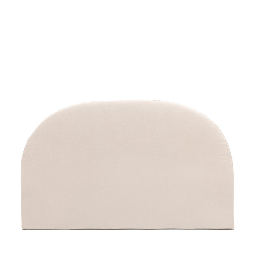 noussa-cabecero-de-tela-de-chenilla-media-luna-l150cm__Beige Imagen