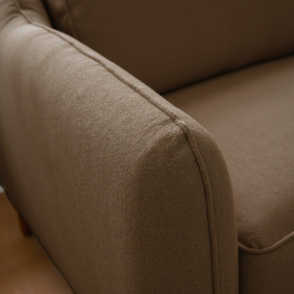 vornay-sofa-cama-express-de-3-plazas-en-tejido-con-patas-de-madera-oscura__Caramelo moteado