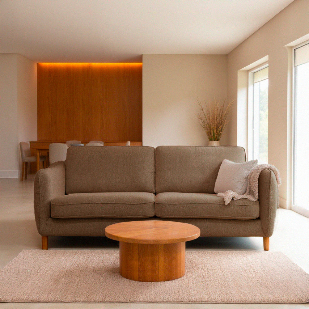 vornay-sofa-cama-express-de-3-plazas-en-tejido-con-patas-de-madera-oscura__Caramelo moteado