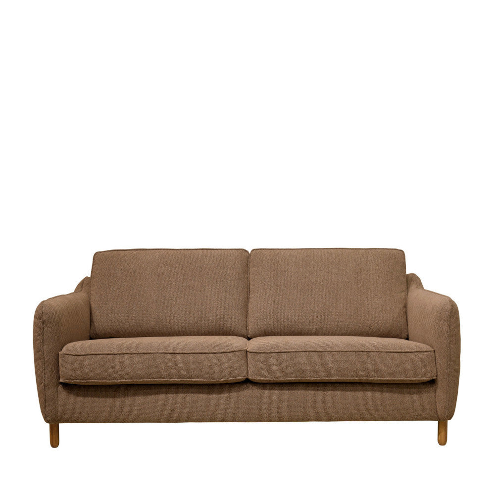 vornay-sofa-cama-express-de-3-plazas-en-tejido-con-patas-de-madera-oscura__Caramelo moteado